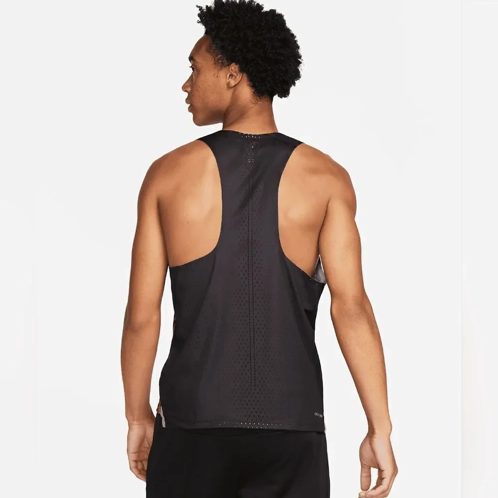 Nike Dri-Fit ADV Aeroswift Bowerman Track Racing Singlet Tank Men's S DR5808-010